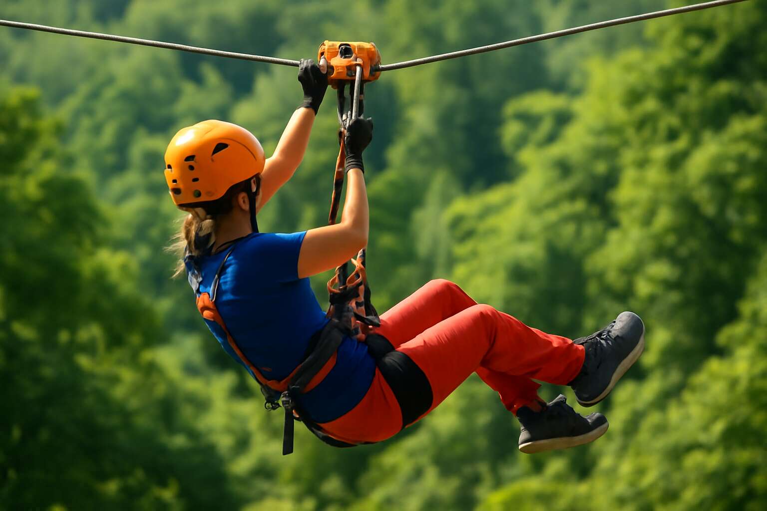 zipline safety equipment