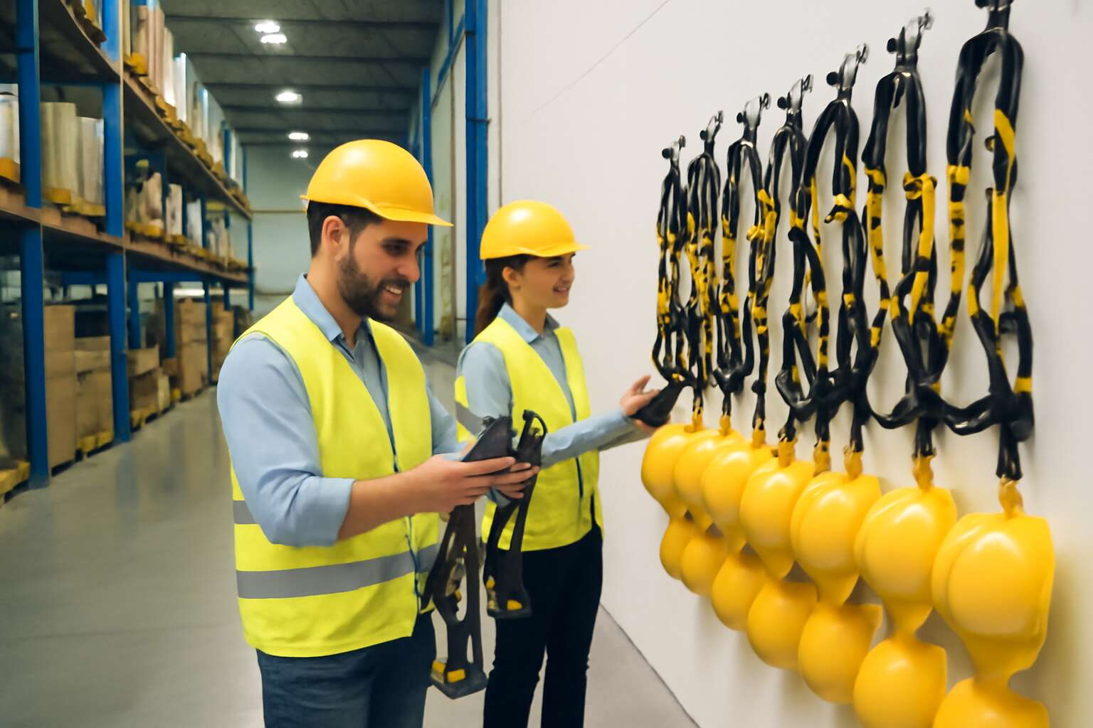 how often should safety equipment be inspected in a warehouse