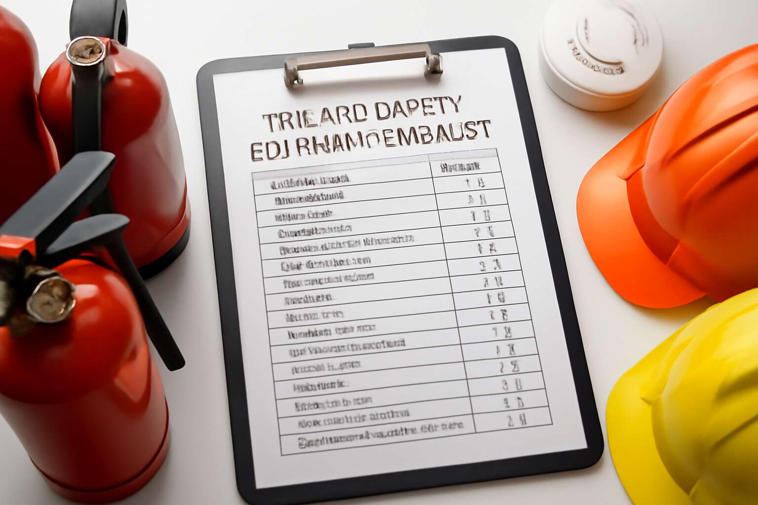 fire and safety equipment list pdf