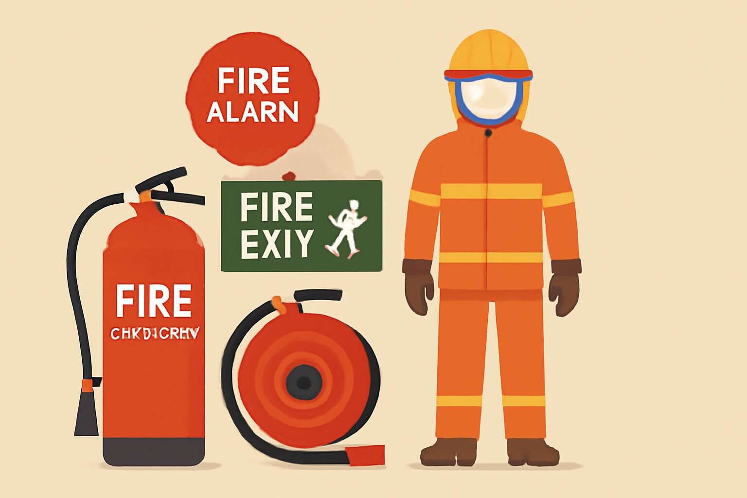 fire safety equipment in hindi