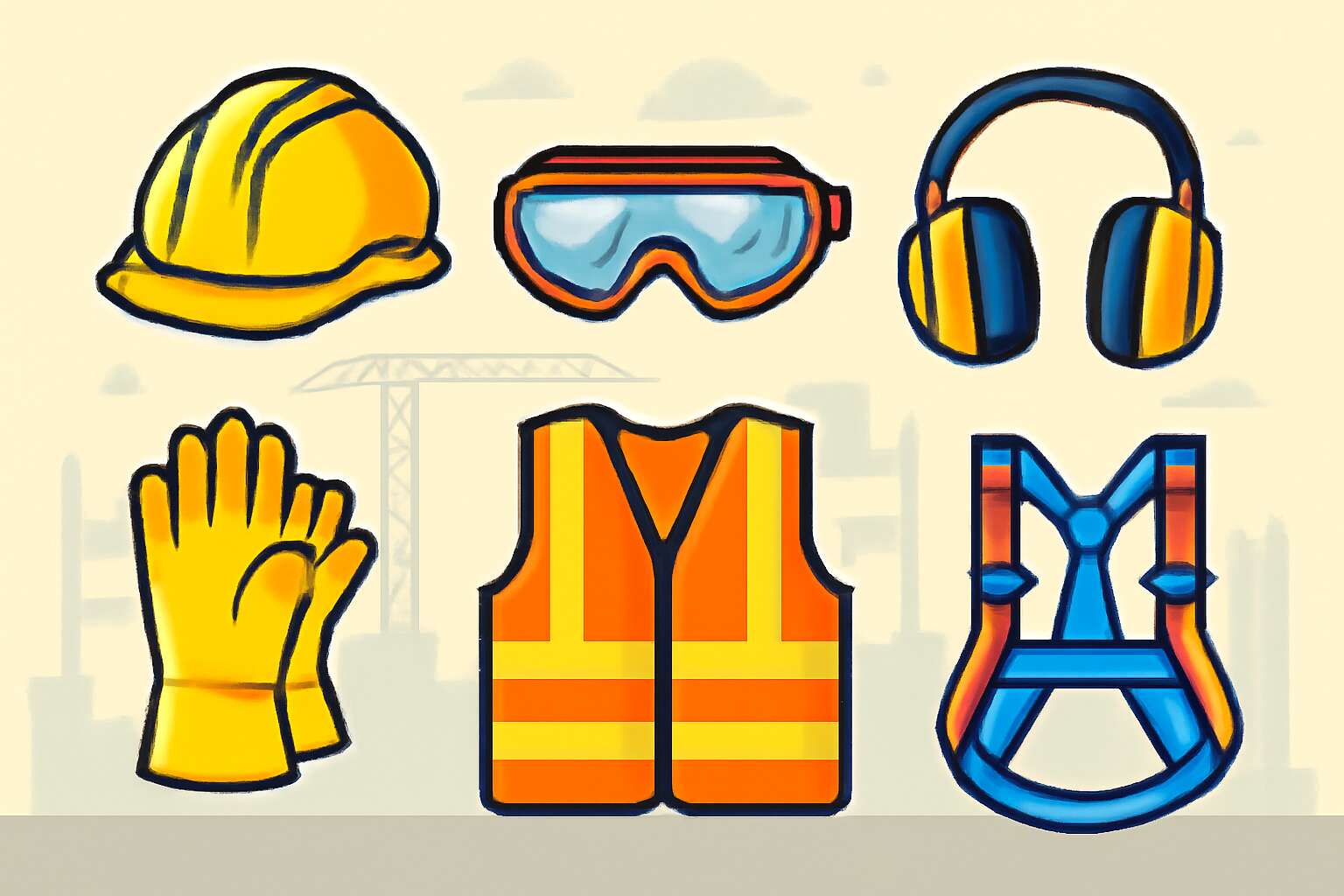 safety equipment vector
