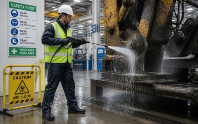 Choose industrial cleaning and safety equipment that protects your team.